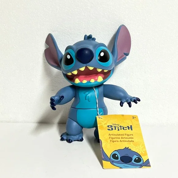 Disney Store Lilo & Stitch Articulated Figure 6 Inch Experiment 626 Blue Toy NWT - Picture 9 of 9